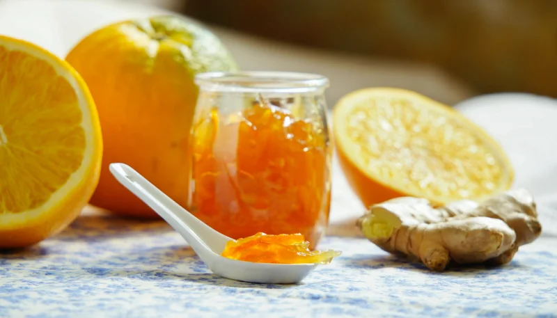 Mermelada de naranjas y jengibre