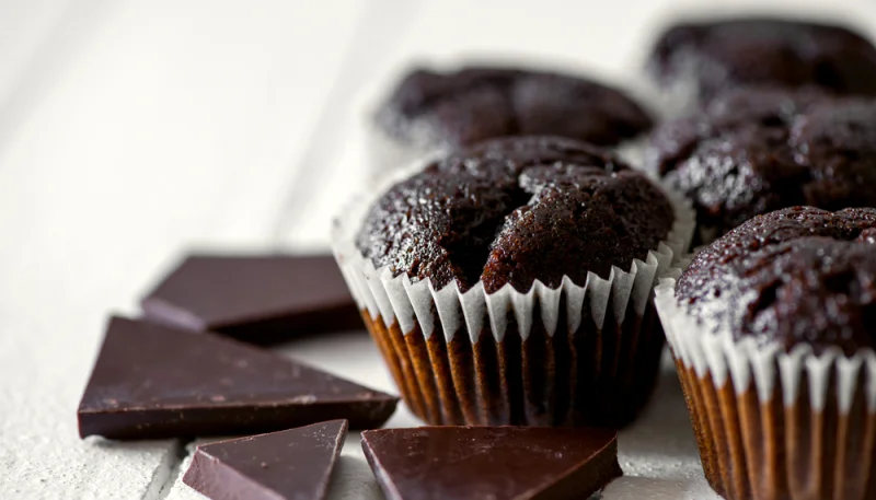 Muffins de chocolate y jengibre