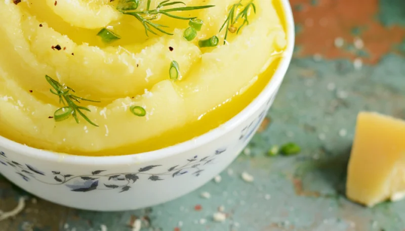 Puré de patatas con queso