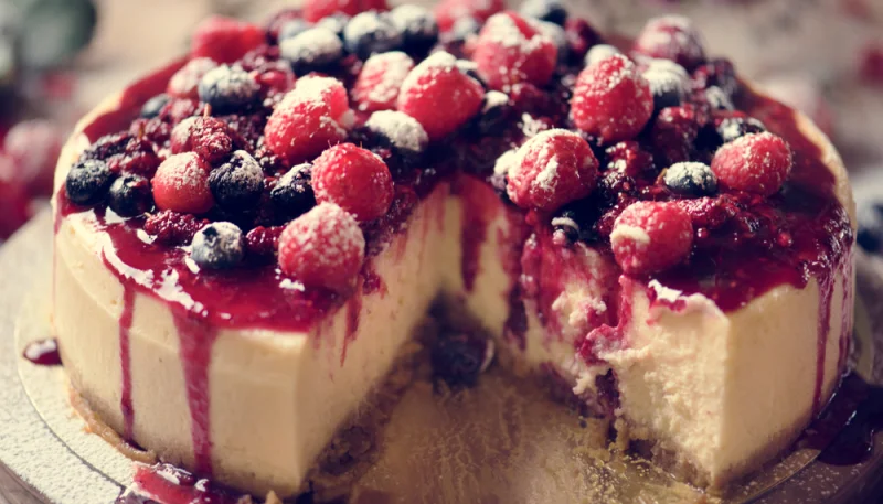 Tarta de queso sin horno