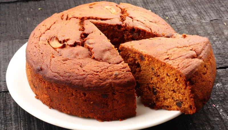 Bizcocho de café y pepitas de chocolate