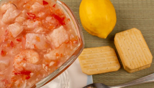 Ceviche de merluza