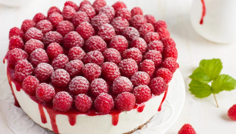 Cheesecake de frambuesas