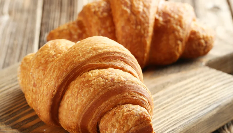 Croissant sin mantequilla