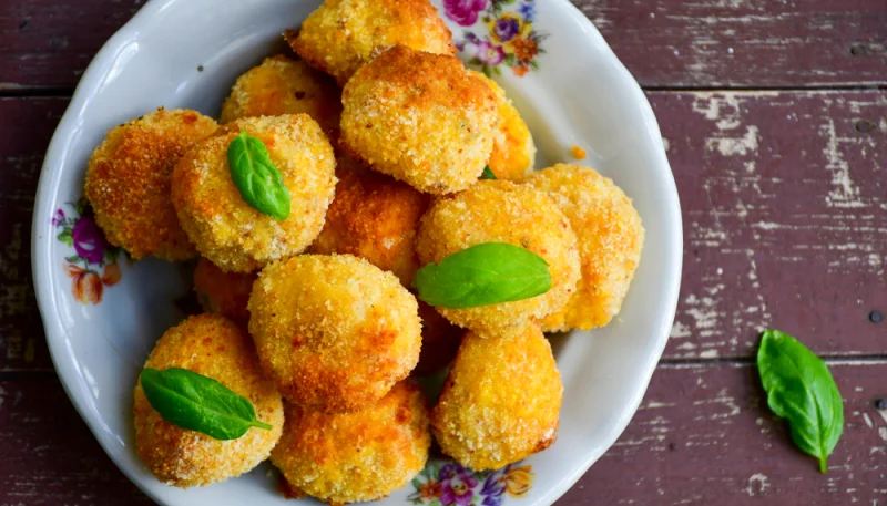 Croquetas de arroz y atún