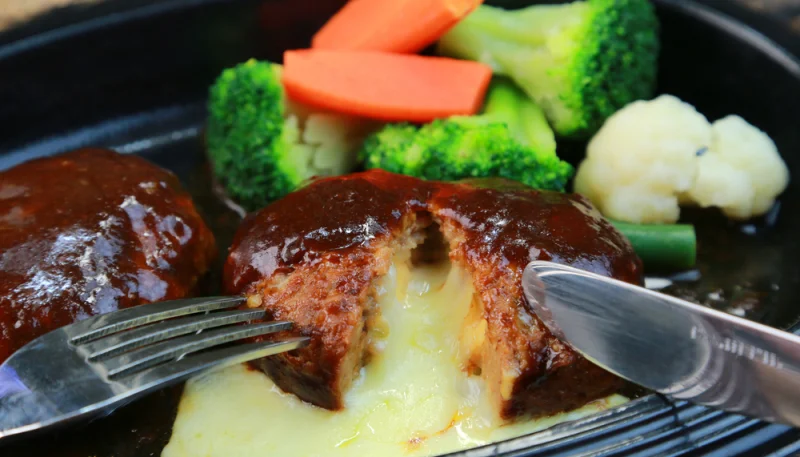 Hamburguesa con mozzarella