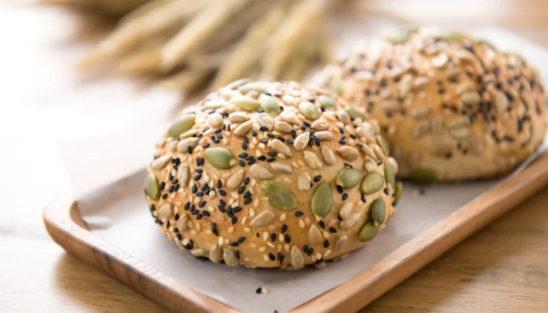 Panecillos de semillas con quark