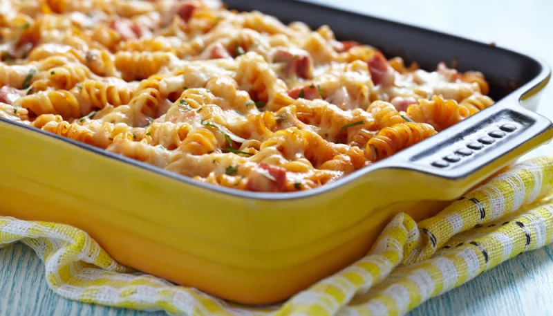 Pasta al horno con calabacines