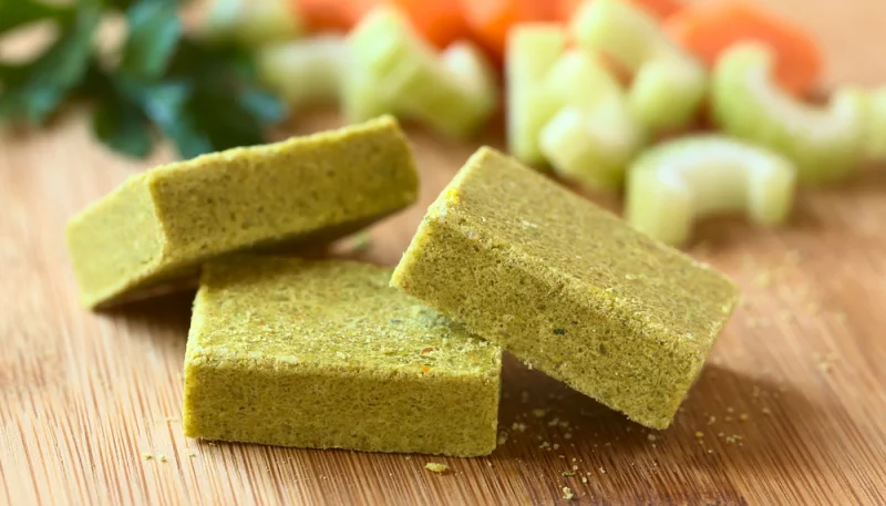 Pastilla de caldo vegetal