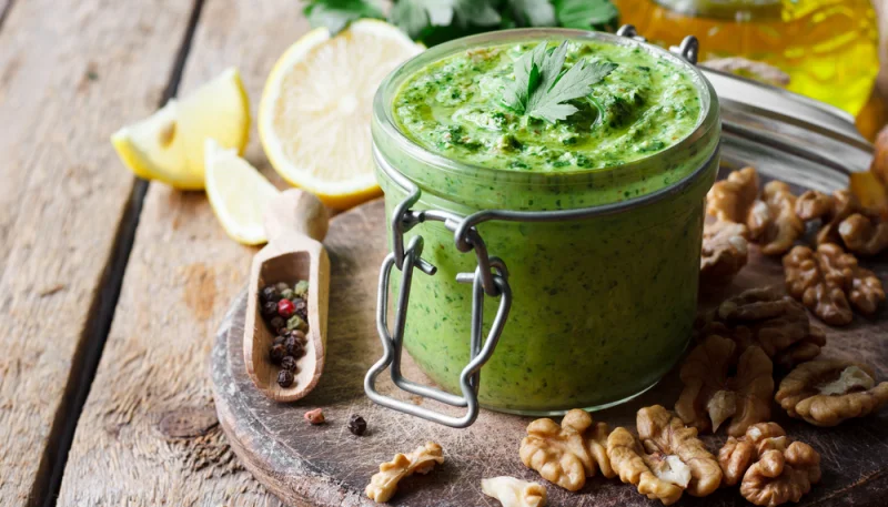 Pesto de calabacines