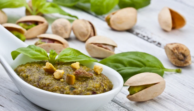 Pesto de pistachos