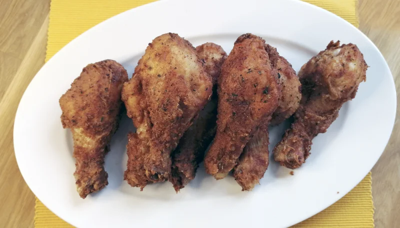 Pollo frito al yogur