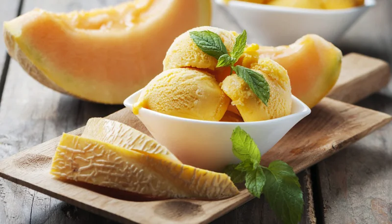 Sorbete de melón