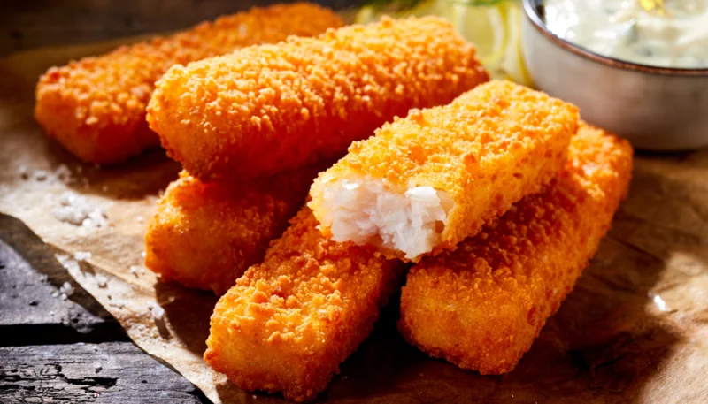 Barritas de merluza caseras