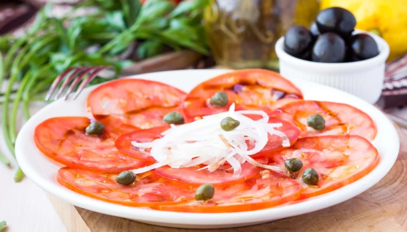 Carpaccio de tomate