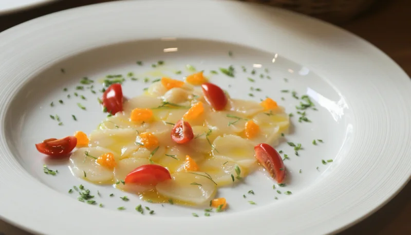 Carpaccio de vieiras