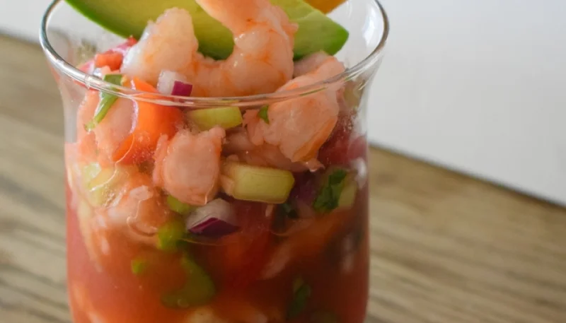 Cóctel de langostinos