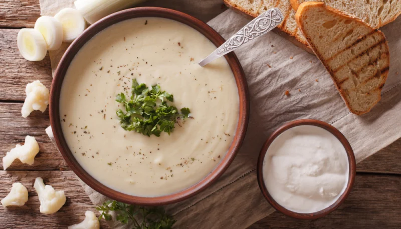 Crema de coliflor
