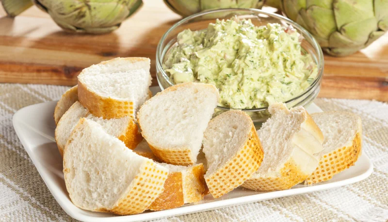 Dip de alcachofas y espinacas