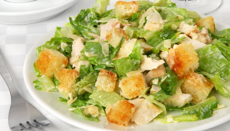 Ensalada César sin pollo