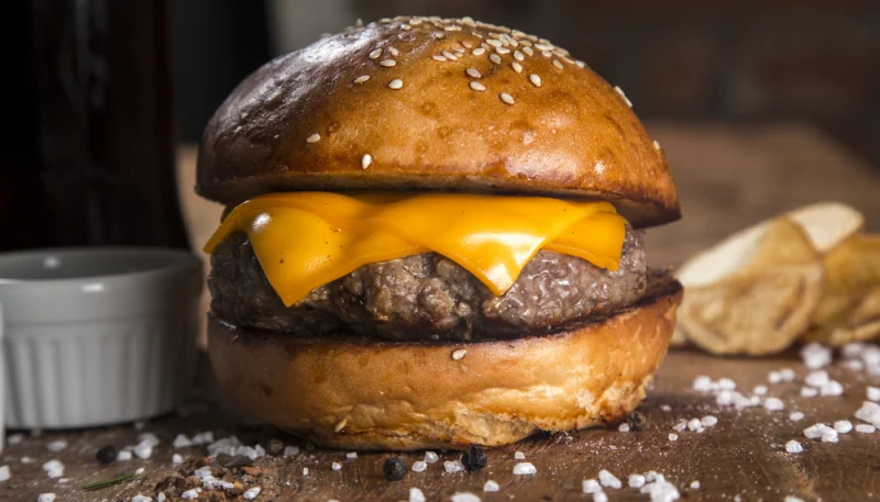 Hamburguesa con queso