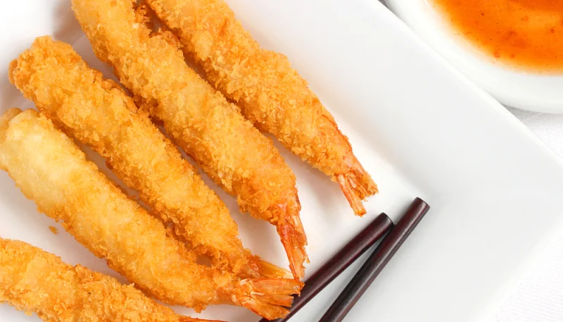 Langostinos con panko