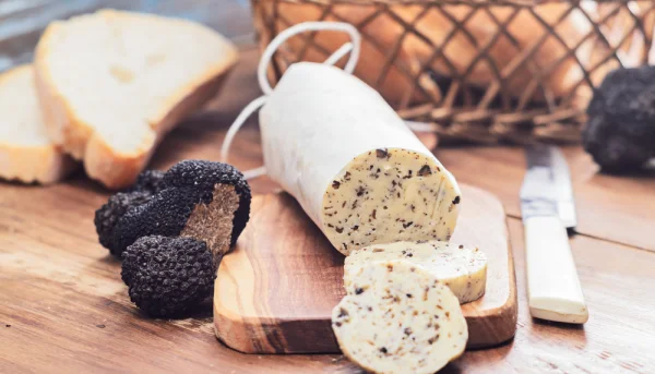 Mantequilla casera de trufa de Borgoña