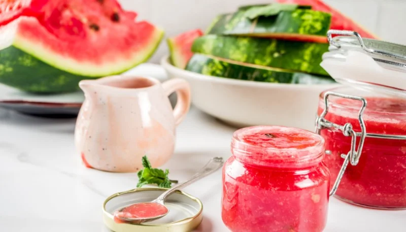 Mermelada de sandía y limón