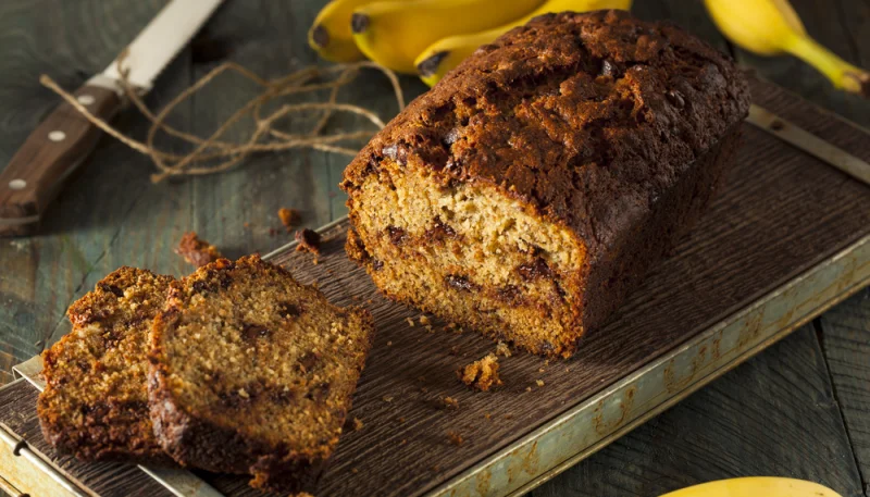 Pan de plátano o banana bread