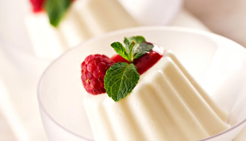 Panna cotta de yogur