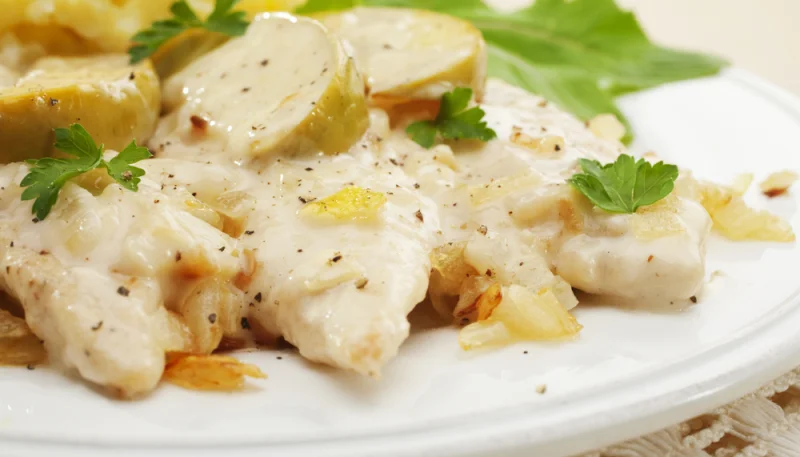 Pollo a la Normandía