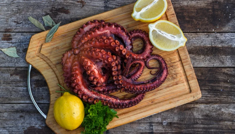 Pulpo cocido