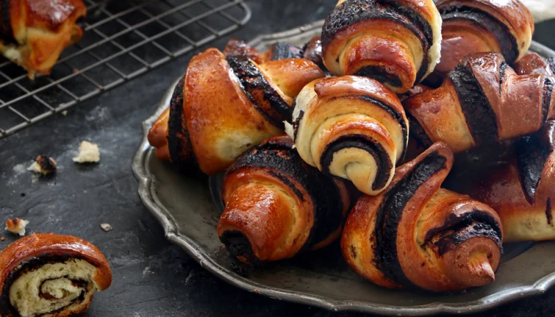 Rugelachs de chocolate