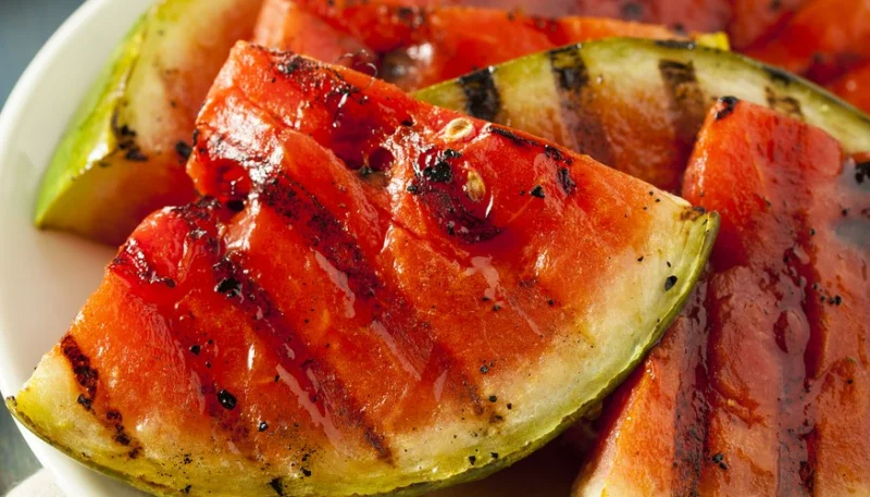 Sandía asada a la parrilla