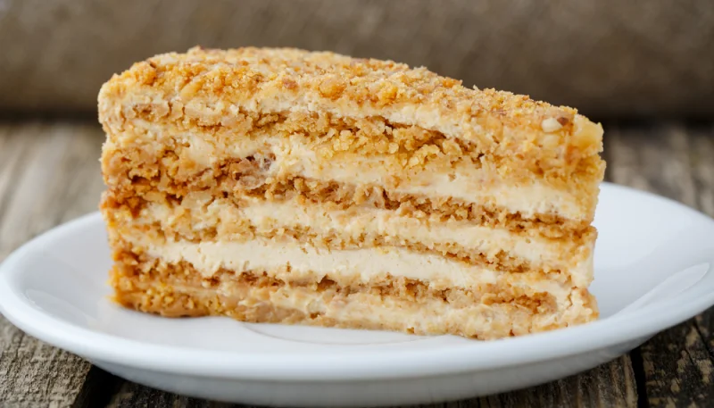 Tarta de granola y miel