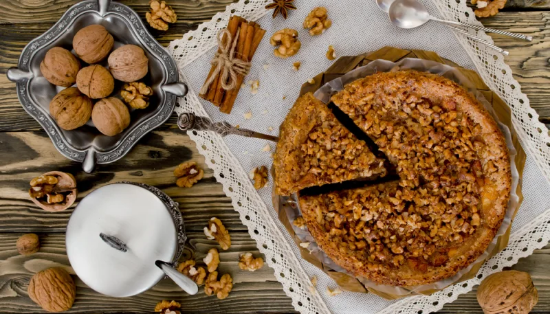 Tarta de nuez