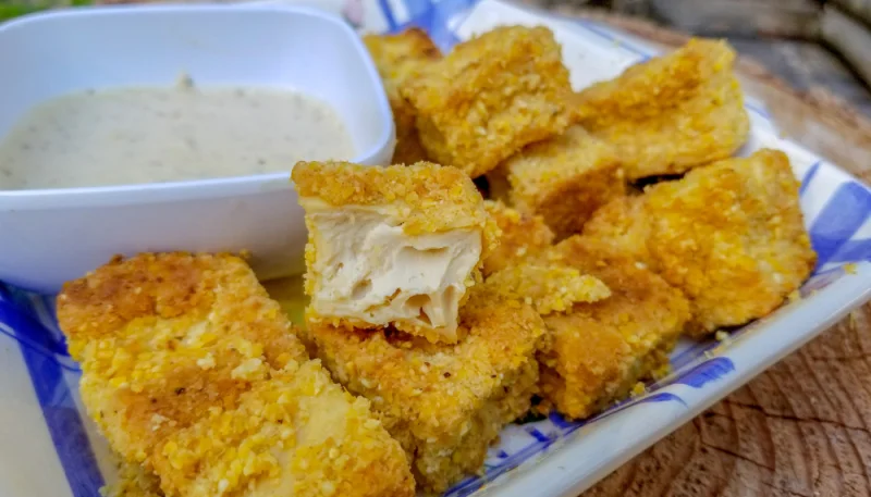 Bocaditos de tofu veganos