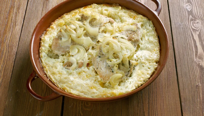 Cazuela de pollo y arroz