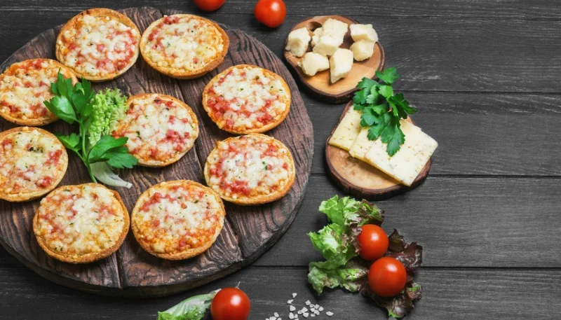 Mini pizzas margarita