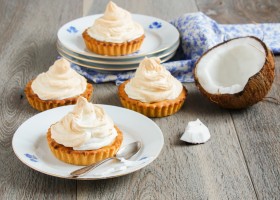 Mini tartas de coco