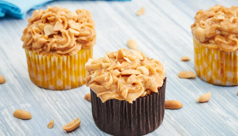 Muffins de cacahuetes