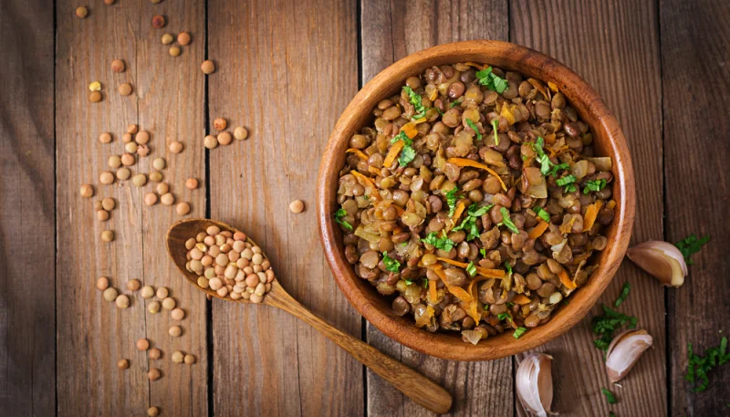 Picadillo de lentejas