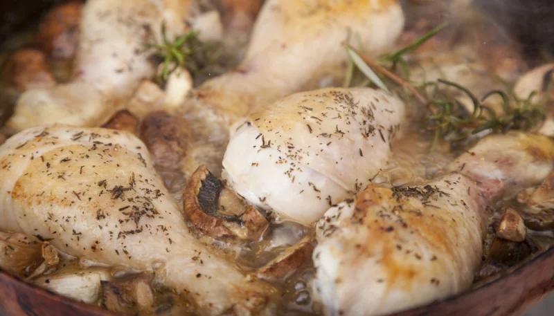 Pollo al brandy