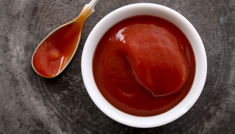 Salsa ketchup casera elaborada