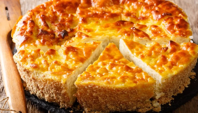 Tarta de arroz con almendras