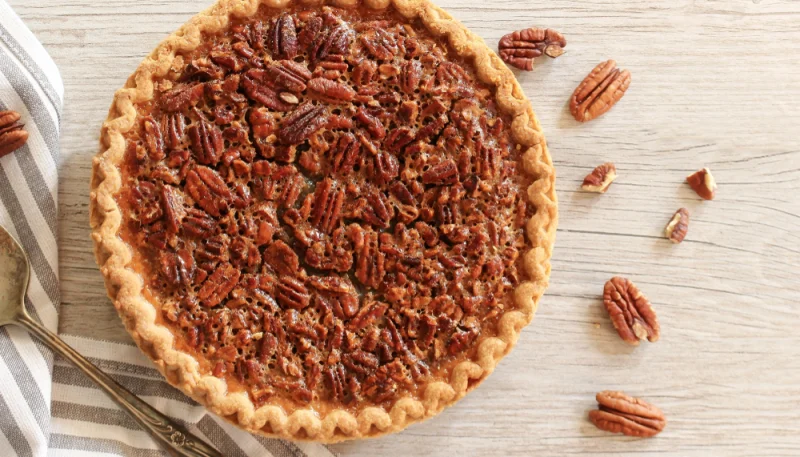 Tarta de nueces pecanas