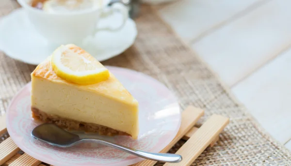 Tarta de queso de limón