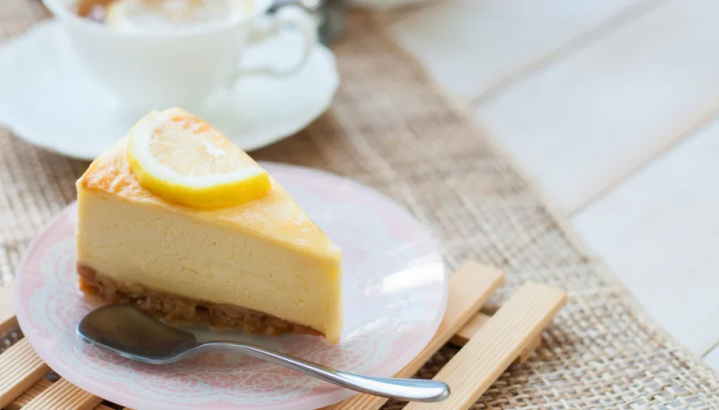 Tarta de queso de limón