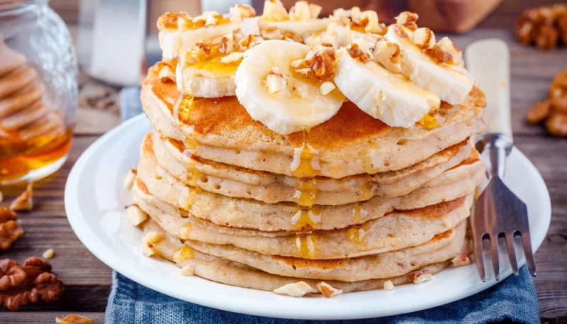 Tortitas de plátano sin harina