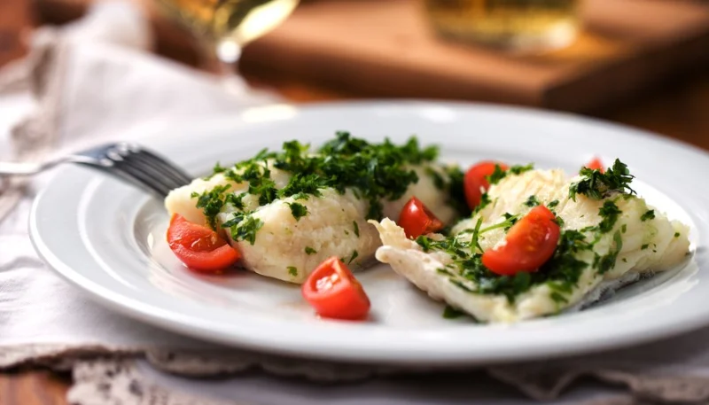 Bacalao al microondas